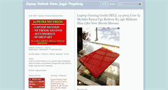 Desktop Screenshot of laptopbekasjogja.com