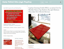 Tablet Screenshot of laptopbekasjogja.com